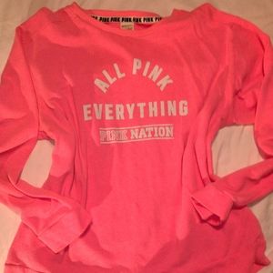 PINK SWEATER SIZE LARGE